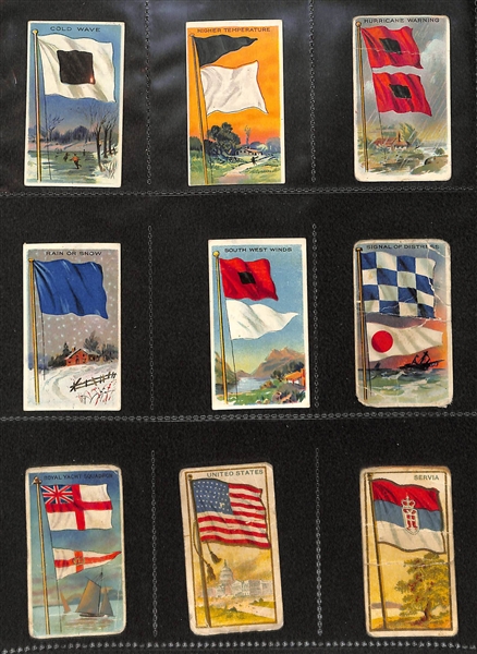 Lot Of 187 1910 T59 Flags Of All Nations (Almost Complete Set}