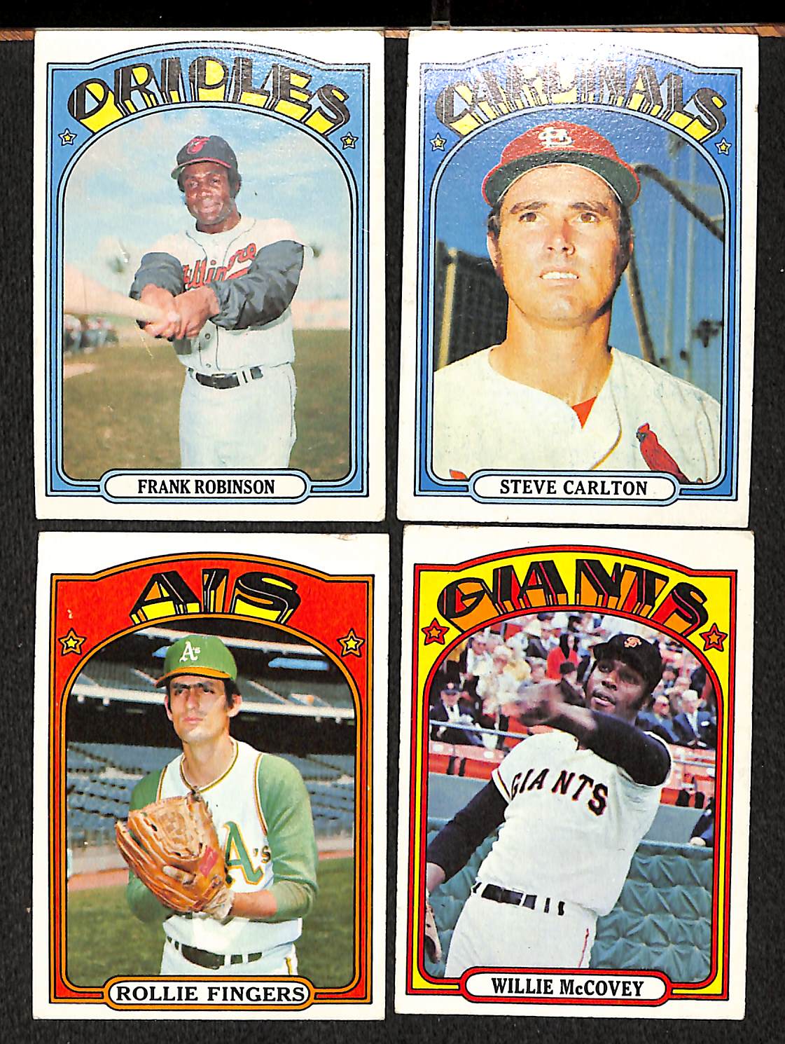 Lot Detail - Lot Of 800+ Assorted 1972 Topps Baseball Cards w. Robinson ...