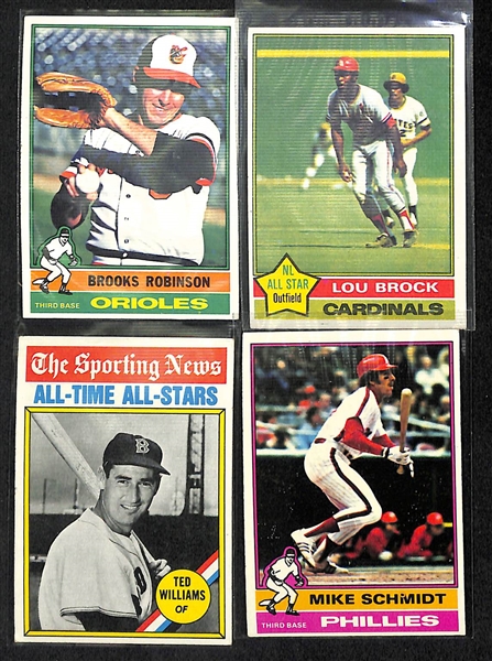 Lot Detail - Lot Of 2000+ 1974-76 Topps Assorted Baseball Cards w. 1976 ...