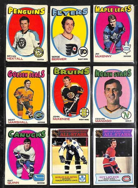 Lot Of 350+ Topps Hockey Cards 1970-82 - Lafleur, Hextall, Hextall, Rattlle, Potvin