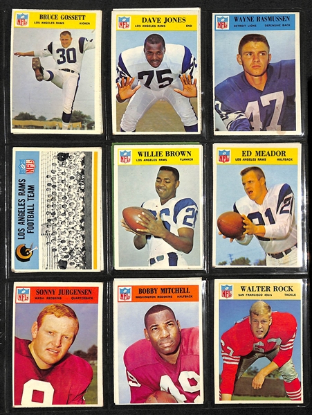 1967 Football Cards: Los Angeles Rams