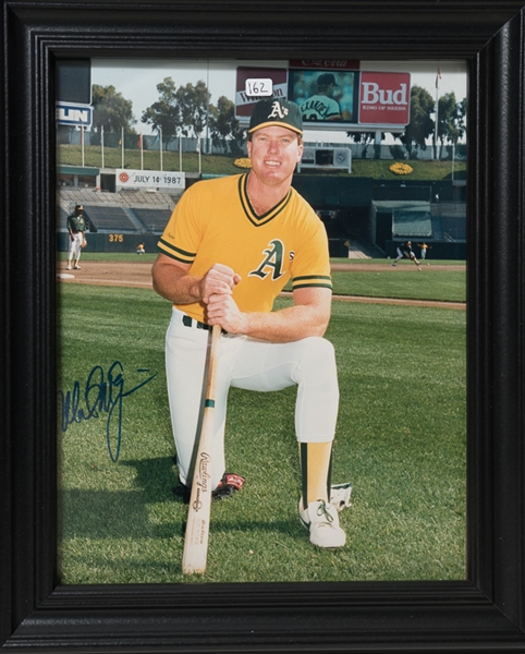 Lot Of 2 Mark McGwire Signed & Framed 8 x 10 Prints - JSA