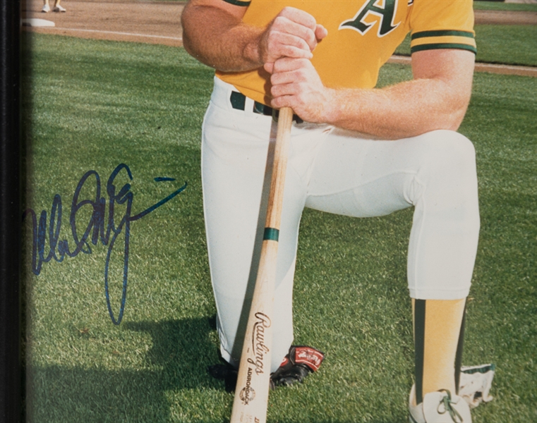 Lot Of 2 Mark McGwire Signed & Framed 8 x 10 Prints - JSA