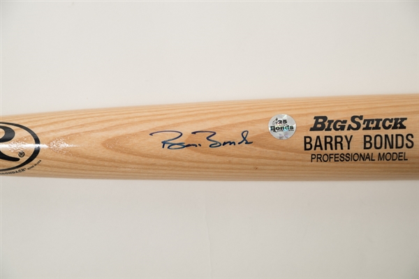 Barry Bonds Signed Rawlings Big Stick Baseball Bat - JSA