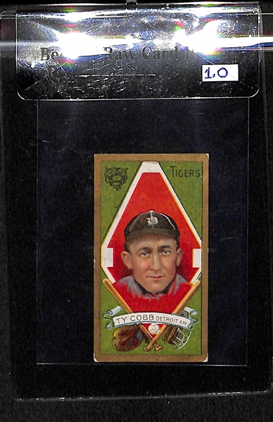 1911 T205 Ty Cobb - Polar Bear Back - BVG 1.0 - HOF