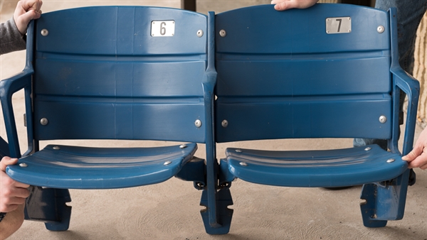 Original Philadelphia Veteran Stadium Seats - Set Of Two