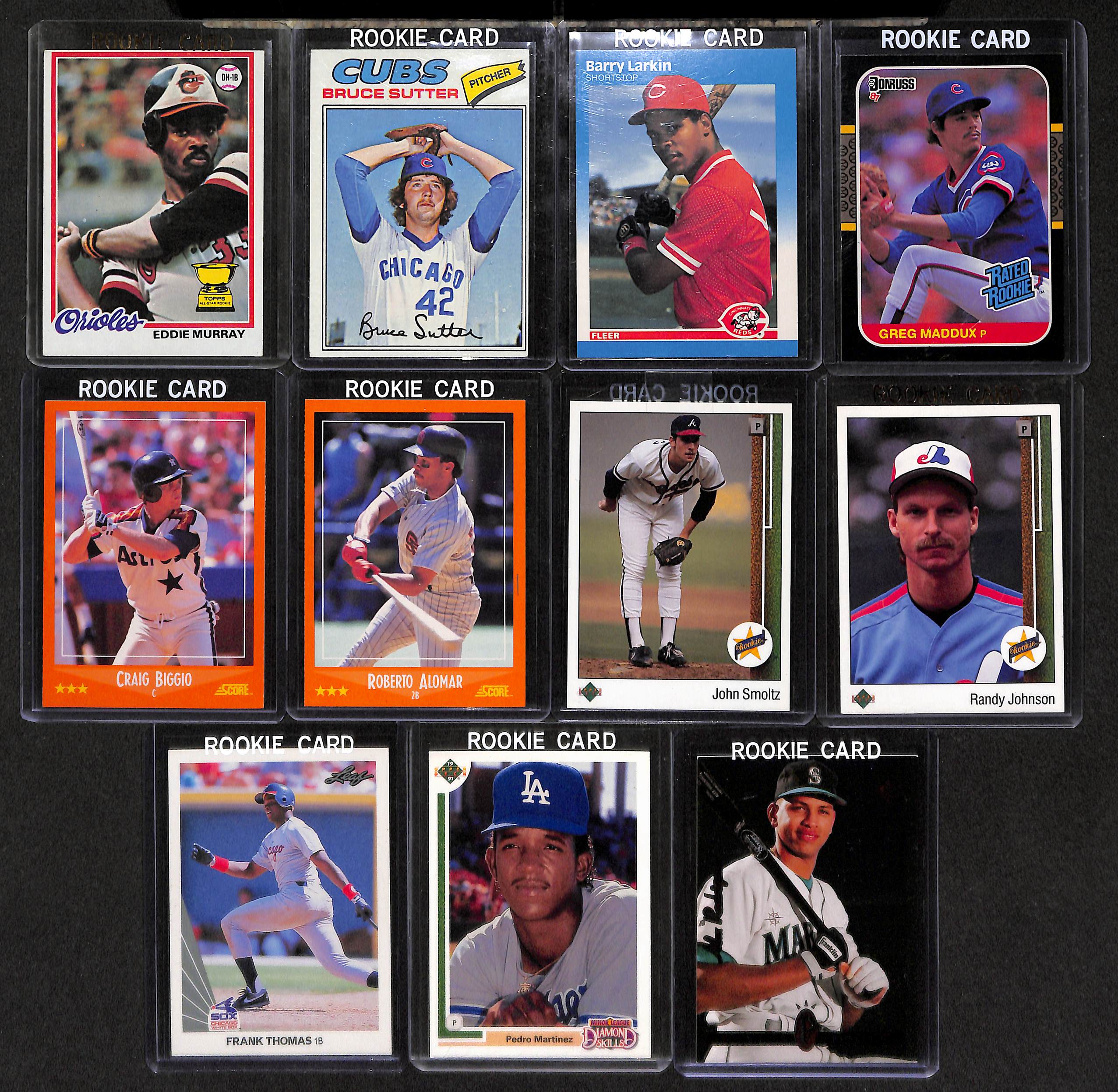 Lot Detail - Lot Of 11 Baseball Stars Rookie Cards w. Eddie Murray