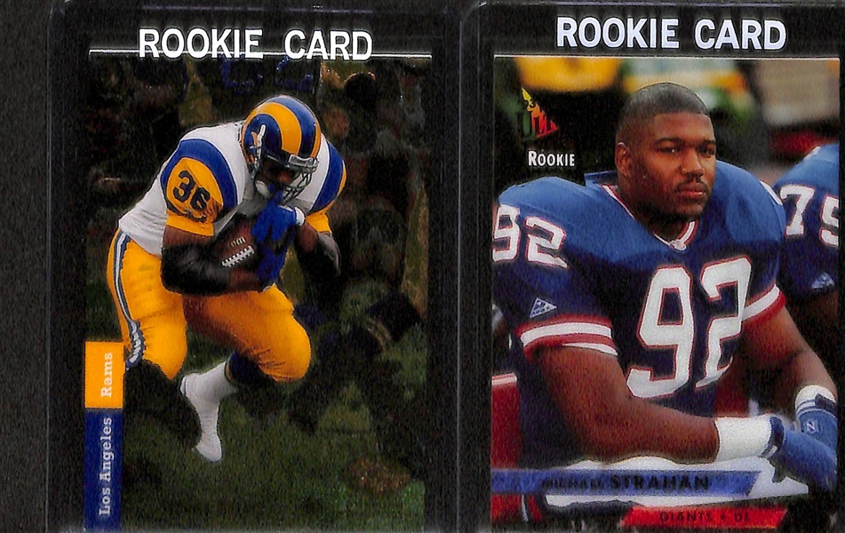 Lot Of 23 Football Rookie Cards w. Junior Seau