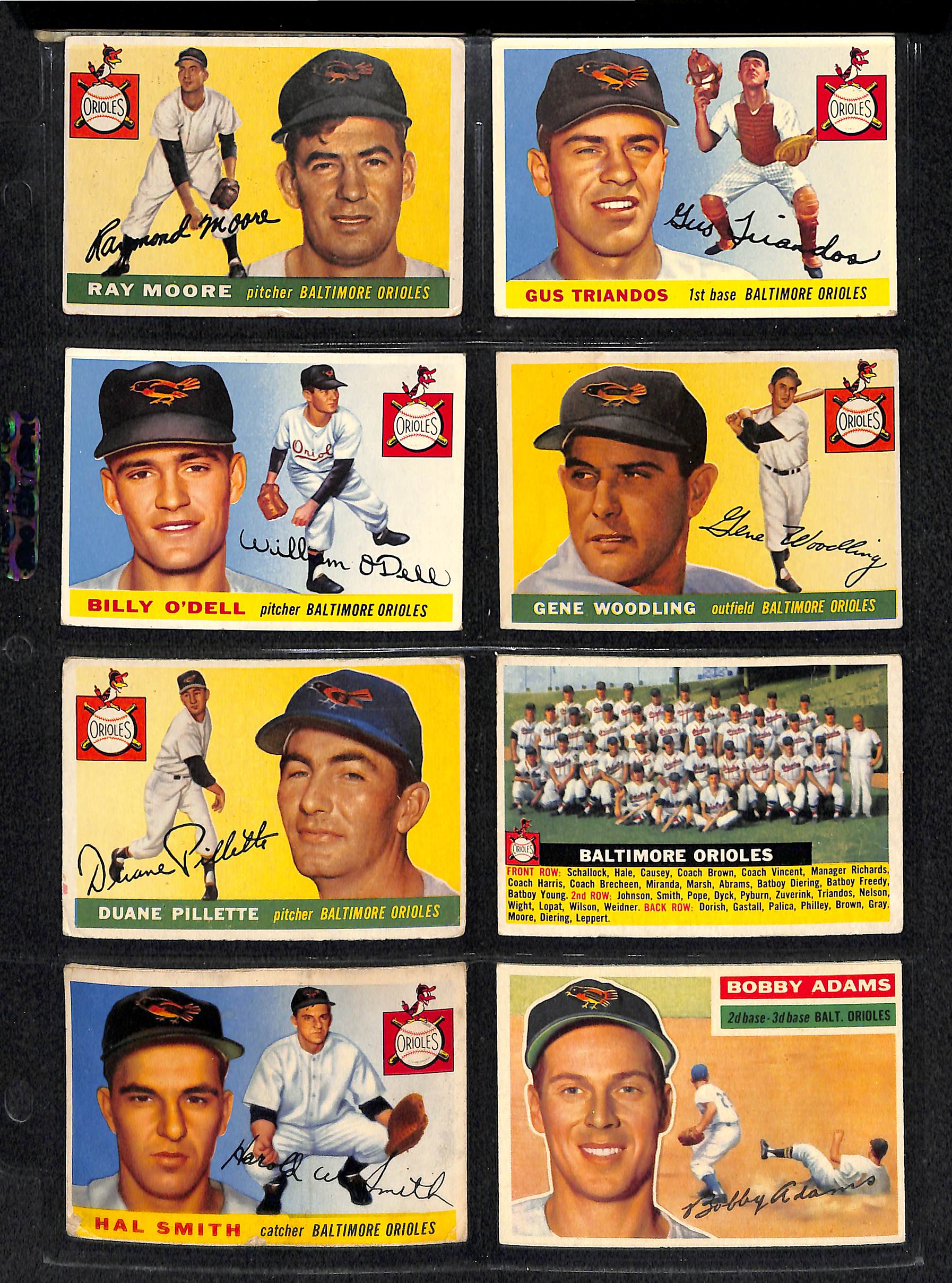 Lot Detail - Lot Of 63 1954-56 Baltimore Orioles & Colts Cards