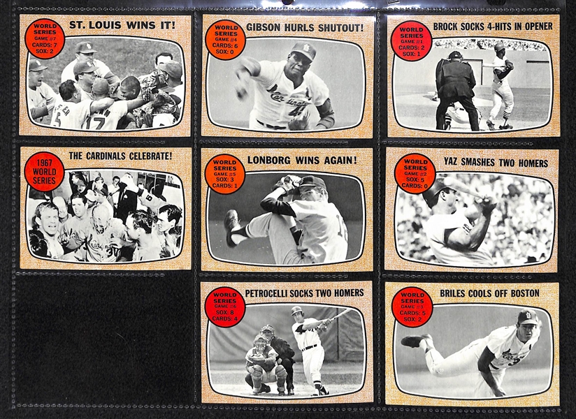 Lot Of 85 1968 & 1969 Topps Star Baseball Cards