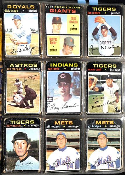 Huge Lot of 1969-1974 Topps Baseball Cards