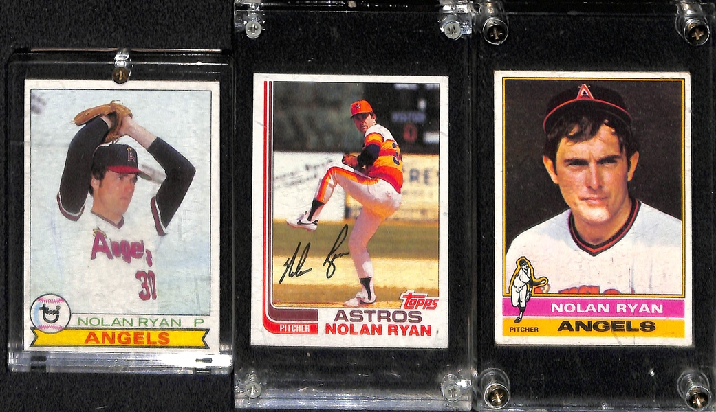 Lot Of 11 Nolan Ryan Cards w. 1973 Topps