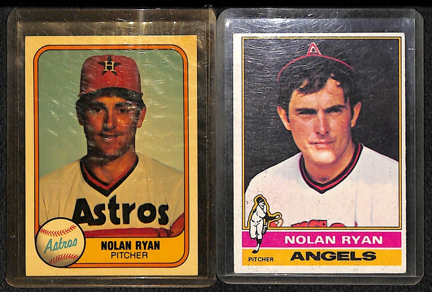 Lot Of 11 Nolan Ryan Cards w. 1973 Topps