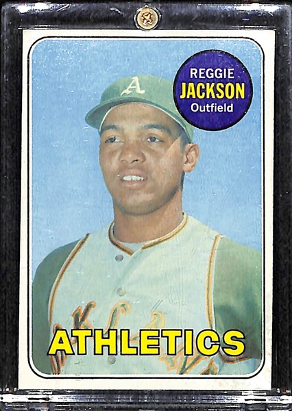 1969 Topps #260 Reggie Jackson Rookie Card 