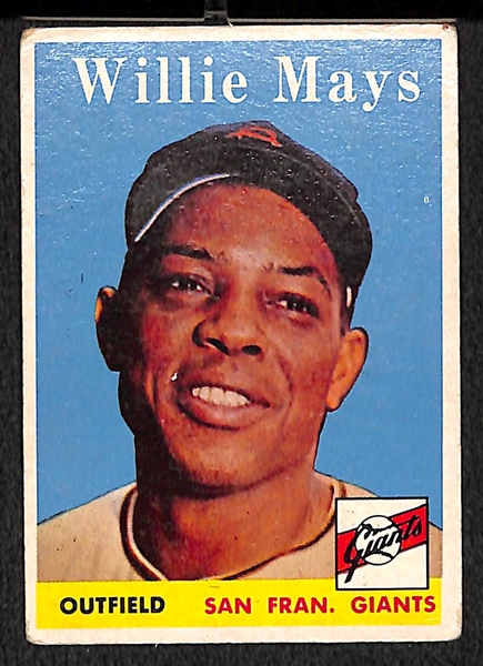 1958 Topps #5 Willie Mays Card