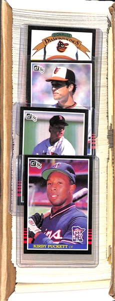 1985 Donruss Complete Baseball Set w. Puckett & Clemens Rookie Cards