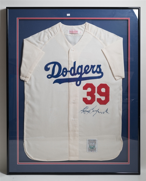 Roy Campanella Signed Authentic Brooklyn Dodgers Mitchell & Ness