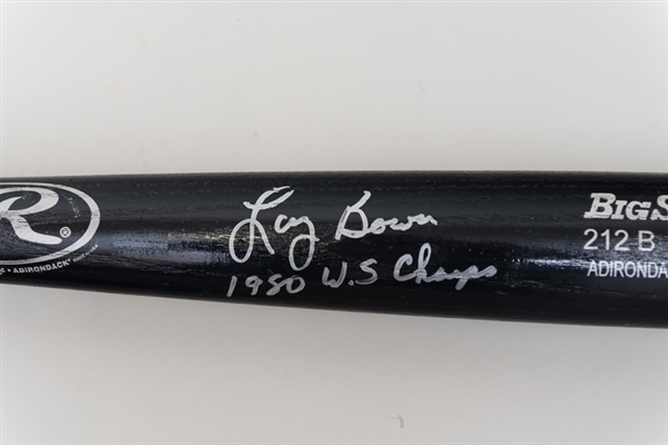 Larry Bowa Signed & Inscribed Rawlings Big Stick Bat - JSA