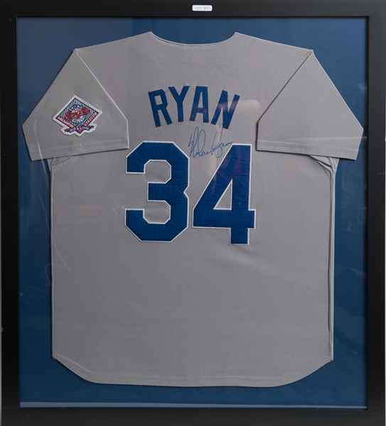 Nolan Ryan Signed & Framed Jersey - JSA