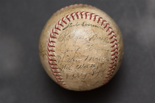 1951 New York Yankees World Series Team Signed Baseball - JSA LOA