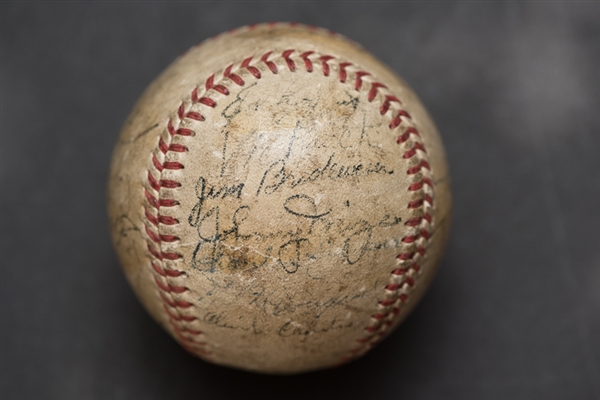 1951 New York Yankees World Series Team Signed Baseball - JSA LOA