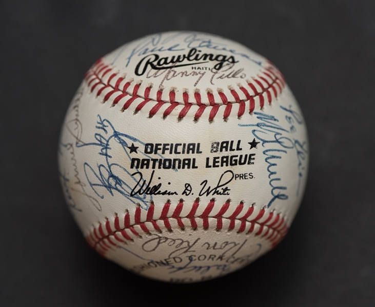 1980 Phillies World Series Team Signed Baseball -JSA