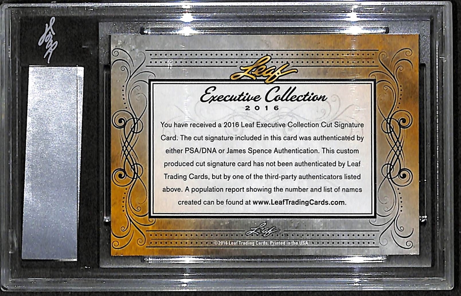 2016 Mickey Cochrane Autograph Leaf Executive Collection Masterpiece #1/1