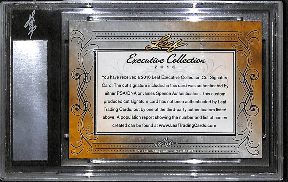 2016 Al Simmons Autograph Leaf Executive Masterpiece Collection #1/1