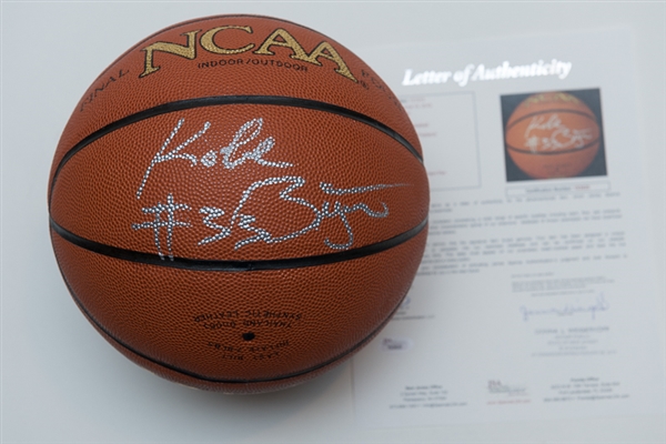 Lot Detail Kobe Bryant Signed And Inscribed Rawlings Basketball Jsa 