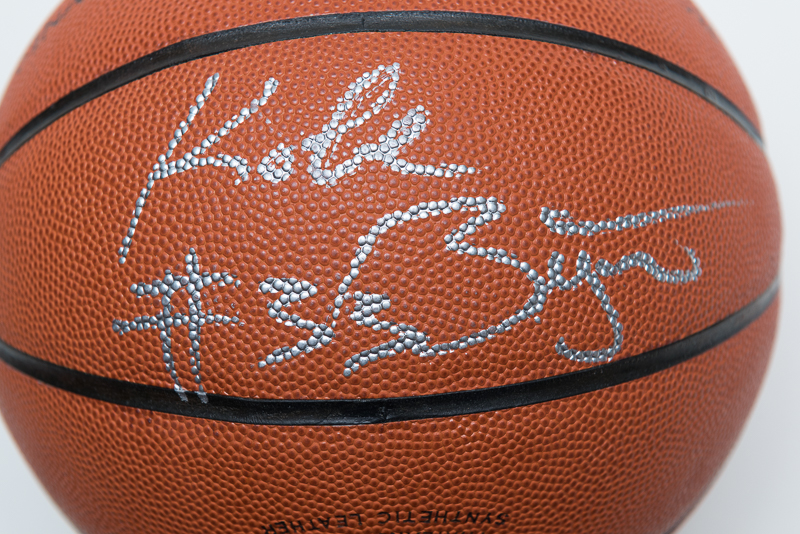 Lot Detail Kobe Bryant Signed And Inscribed Rawlings Basketball Jsa 