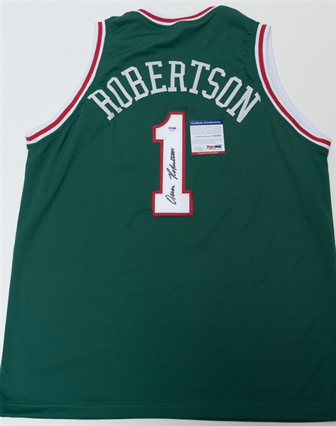 Oscar Robertson Milwakuee Bucks Signed Jersey - PSA/DNA