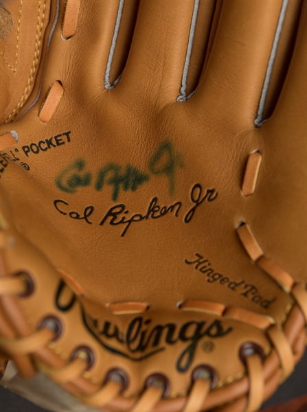 Cal Ripken Jr. Signed Baseball Glove - JSA