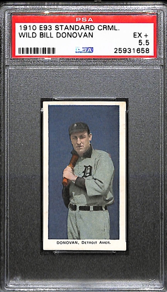 1910 E93 Standard Caramel Wild Bill Donovan - PSA 5.5