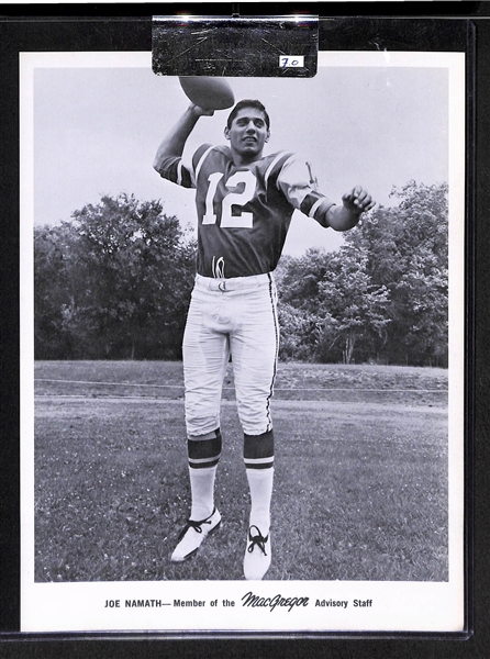 1968 Joe Namath MacGregor Advisory Staff Print BVG 7