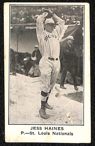 1922 E121 American Caramel Jess Haines - HOF