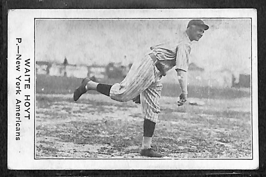 1922 E121 American Caramel Waite Hoyt - HOF