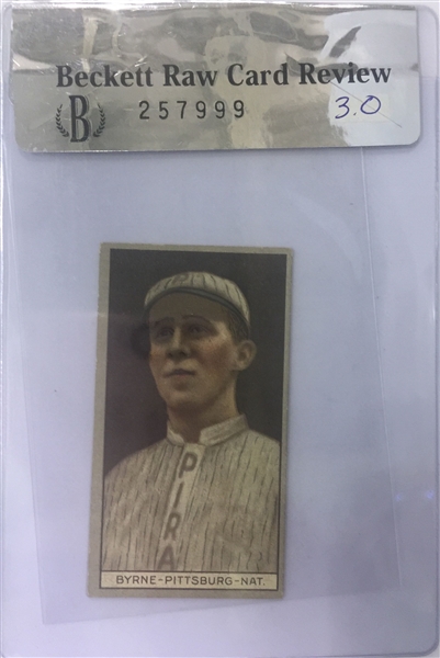 1912 T207 Robert Byrne - Napoleon Back - BVG 3.0