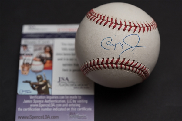 Cal Ripken Jr Signed official Major League Baseball - JSA