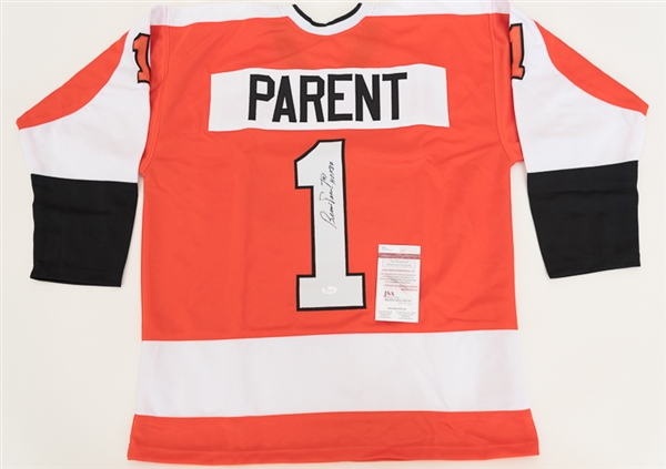 Bernie Parent Signed Philadelphia Flyers XL Jersey - JSA