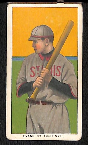 Lot of (3) 1909 T206 Cards w. Stone - Evans - Sullivan