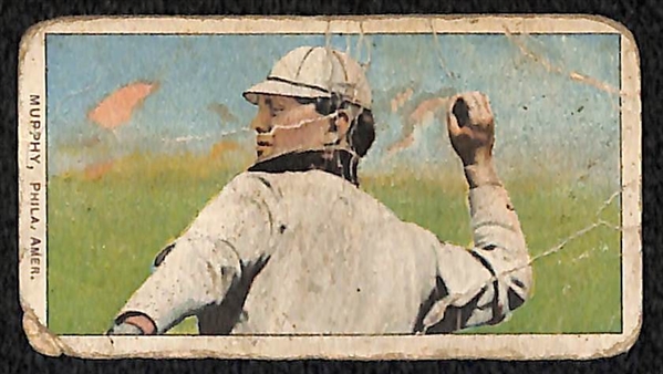 Lot of (4) 1909 T206 Cards w. Stanage - Killian - Rossman - Murphy