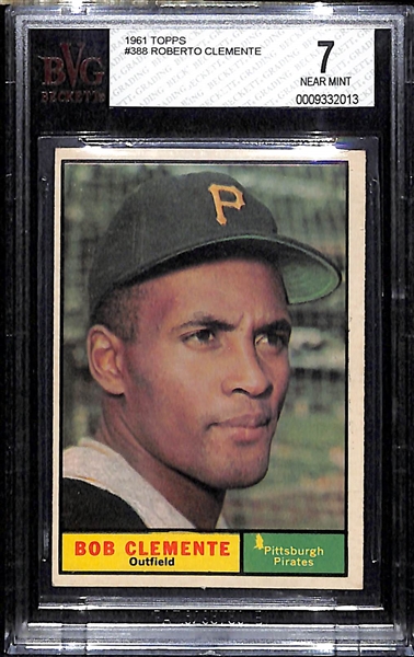 1961 Topps Roberto Clemente BVG 7