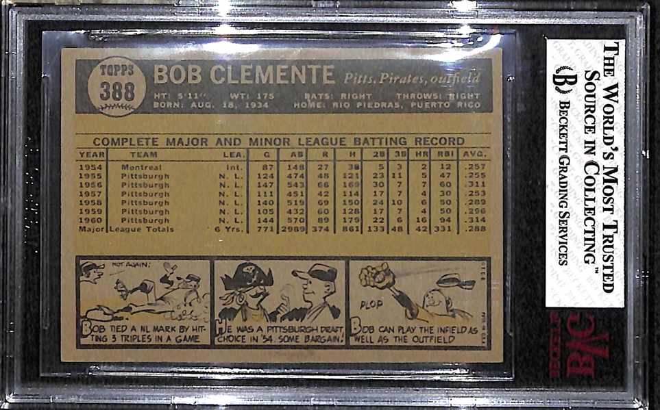 1961 Topps Roberto Clemente BVG 7