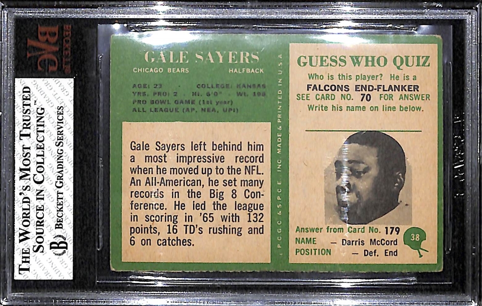 1966 Philadelphia Gale Sayers BVG 4