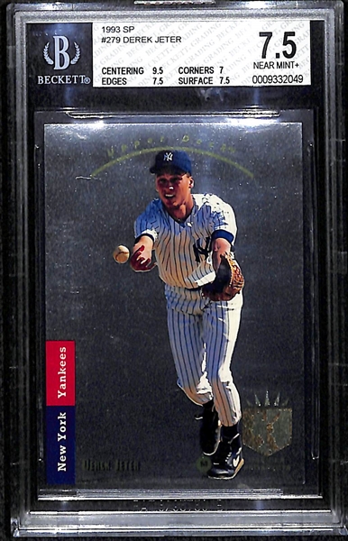 1993 SP Derek Jeter BGS 7.5