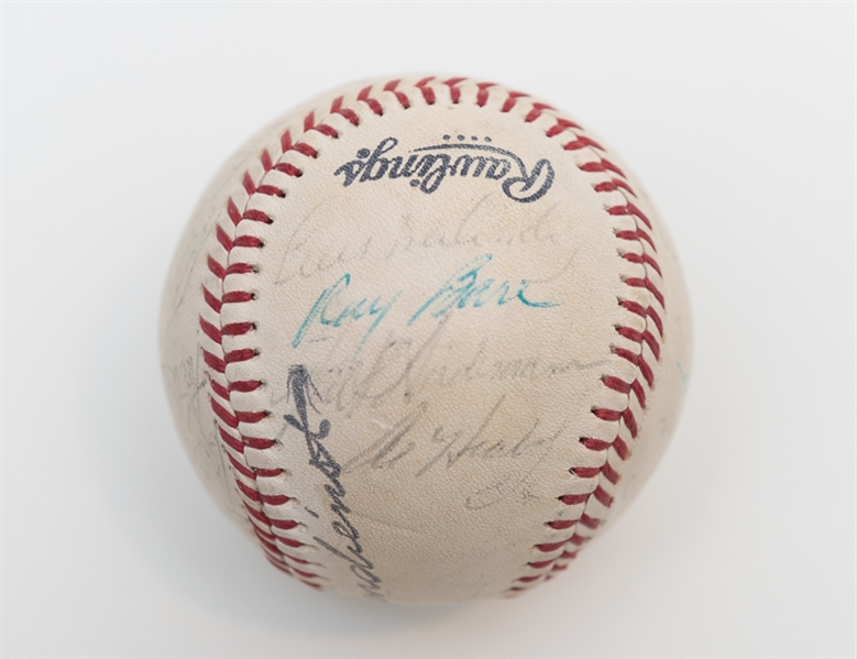 Early 1970's St. Louis Cardinals Team Signed Baseball (Lou Brock)