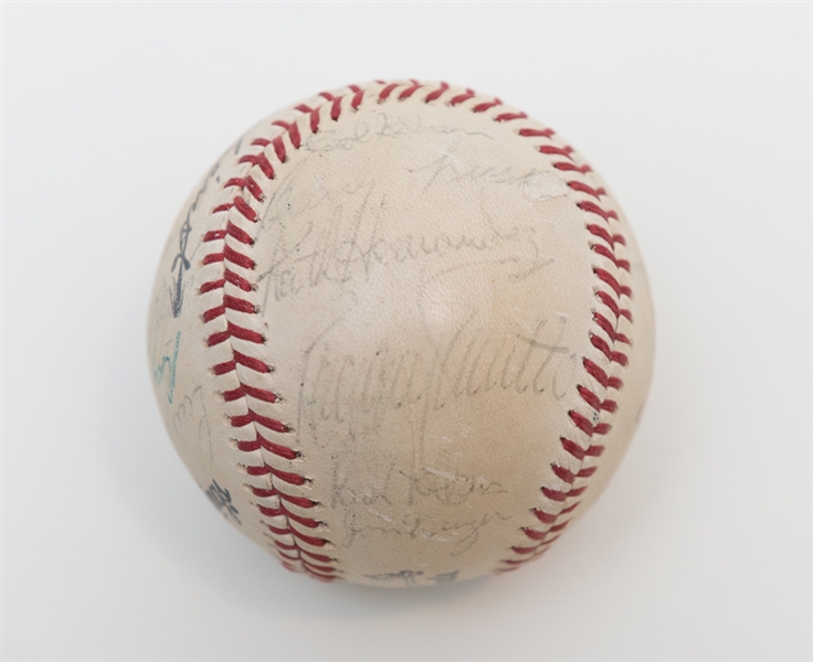 Early 1970's St. Louis Cardinals Team Signed Baseball (Lou Brock)