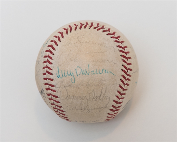 Early 1970's St. Louis Cardinals Team Signed Baseball (Lou Brock)