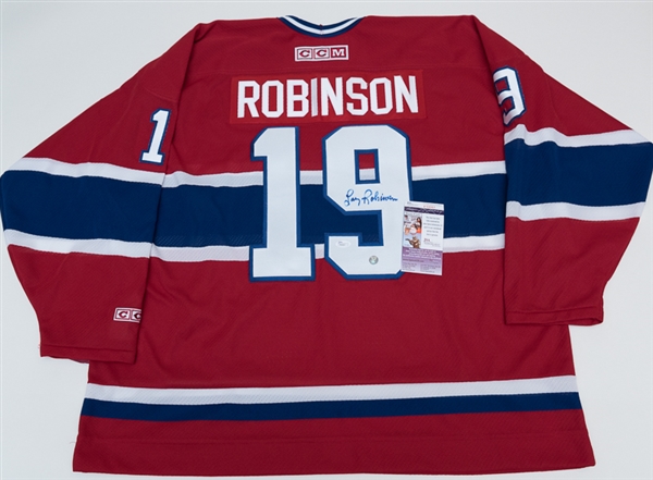 Larry Robinson Signed Montreal Canadians Jersey - JSA