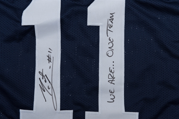 Lot of Two Matt McGloin Signed Jerseys (Penn State and Oakland Raiders) - JSA